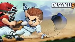 Baseball 9 Hitting A Home Run Android Gameplay