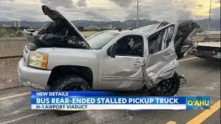 New details emerge in Honolulu City Bus crash on H-1 Viaduct
