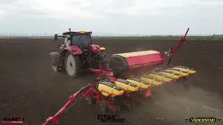 Case Puma 200 & Vaderstad Tempo TPF 8 la porumb 2024!
