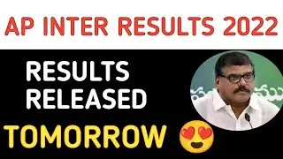 AP INTERMEDIATE RESULTS 2022 RELEASED DATE 📅/ TOMORROW RESULTS 😍🤩💯/LATEST UPDATE 🥳