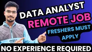 Freshers jobs | Data Analyst jobs 2025 | Remote Jobs | Jobs 2025