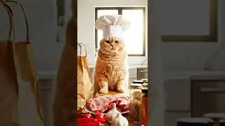Cat Chef Creates Luxury BBQ Ribs!