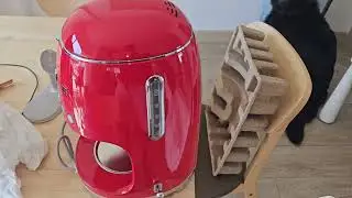 SMEG Red Coffee Maker Full Unboxing Review (DCF02 Drip Machine) - Amazon
