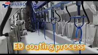 ED Coating Line Overview - Superior Corrosion Protection Technology! #CEDpowdercoating #ECcoating
