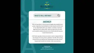 What Is Will Writing? #estateplanning #willwriting #qna