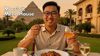 Ужин в отеле Marriott Mena House Cairo | Обед с видом на пирамиды