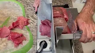 Kalorik meat slicer 200 Watt review. Thin cut roast beef.  Kalorik 切肉片機