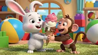 Sharing is Caring! 🐰🐒 | Bunny & Monkey&rsquo;s Sweet Lesson