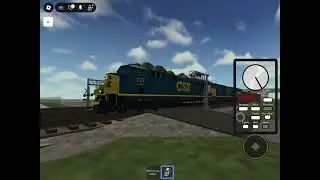 Csx leading coal train 