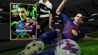 O DIA EM QUE EU TESTEI E NÃO TESTEI ALBERT FERRER NO EFOOTBALL 26 MOBILE 