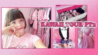 TOUR PELO MEU GUARDA ROUPA KAWAII 🦄