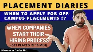 When Companies START Their Hiring Process🤔 | Off-Campus Placement Calendar 2021 | HURRY UP!!🔥