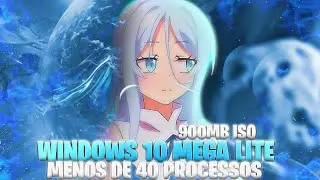 Windows 10 MEGA LITE | 20 PROCESSOS | PERFEITO PARA PC FRACO COM 2GB RAM | MUITO LEVE E OTIMIZADO