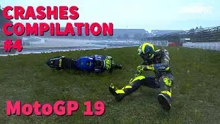 MotoGP 19 | CRASHES COMPILATION #4 | RAINY WET MotoGP CRASHES
