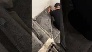 Installing Carpet for Winder Stairs#tips #carpet #howto #flooring #steps