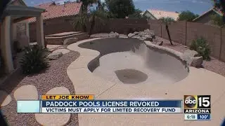 Paddock Pools license revoked