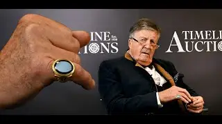 Lot 306 Large Migration Period Gold Ring with Gemstones With Tim Wonnacott