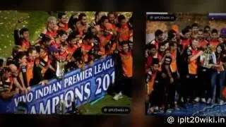 IPL 2016 Winner - SunRisers Hyderabad (SRH)