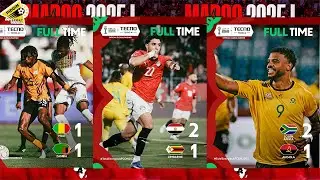 EGYPT 2-1 ZIMBABWE , SOUTH AFRICA 2-1 ANGOLA , MALI 1-1 ZAMBIA - AFCON MOROCCO 2025 .