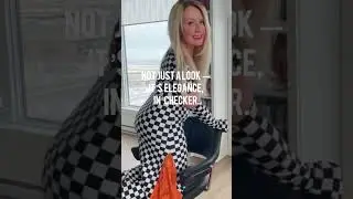 FANWEAR MADE FOR HER  #MotorsportFashion #F1Style #CheckeredDress #RaceDayReady