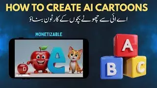 How to Create Kids ABC Cartoon with AI | Easy Tutorial for Beginners