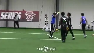 Saline 2026 DE/OLB/RB Isaiah Harris highlights from RZE Pittsburgh