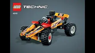 Lego Technic - Racing Car 42101 - Unboxing - Fast Speed build.