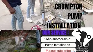 Submersible Pump Installation Kare #ytstudio #plumbing #youtubevideos 