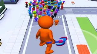 Move.io: Move Stop Move - Stickman Crowd 3D -  Android Gameplay  -Walkthrough - Trailer