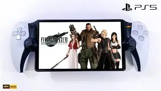 Playing FINAL FANTASY VII REMAKE INTERGRADE on PlayStation Portal in 2026