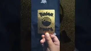 Gold foil card worth 200$