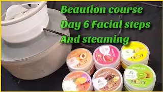 Professional Beaution course day 6 | Facial steps | Pressure points|| Face steam complete guide