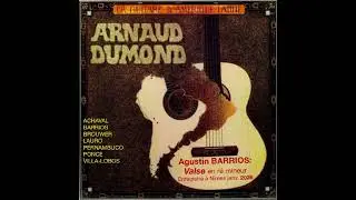BARRIOS Valse in d minor, r&eacute; mineur,  by Arnaud DUMOND, guitar