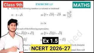 Class 9th Maths Ch.1-Ratinal Number| Easy Guide + Tricks | NCERT | Must-Know Concepts