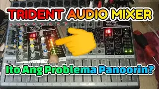 TRIDENT MS-1216FX | Umilaw Ang Signal VU Kahit Ala Pang Audio In | Total Cleaning 🧹 #repair #trident