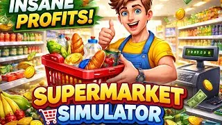 Supermarket simulator gameplay video main storage room open kr liya🫢