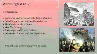 Wartburgfest 1817 / Burschenschaften einfach erkl&auml;rt - lernen-mit-raven.de