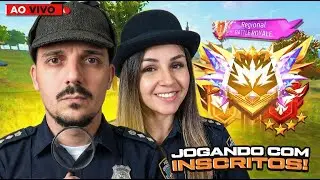 FREE FIRE AO VIVO ♥️ LIVE INFINITA 🎖️SALAS PERSONALIZADAS