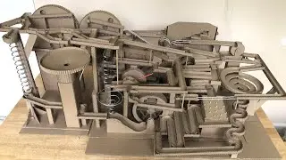 Giant Cardboard Marble Run Machine #11