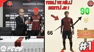 Yerli ve Milli Dertli JR ! | Ballon Dor'a Yolculuk !  | FC26 Oyuncu Kariyeri 1.B&ouml;l&uuml;m