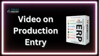 How to do Production Entry in Indus Print ERP (Hindi)