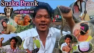 Snake Prank || Budi Ra Aama Ko Sato Gayo || मेरो बेजेत गर्यो
