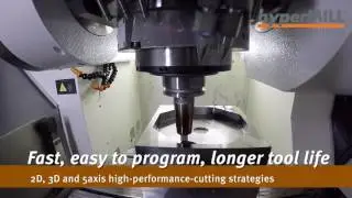 hyperMILL MAXX Machining  High Performance Cutting HPC I DMG HSC 75   YouTube