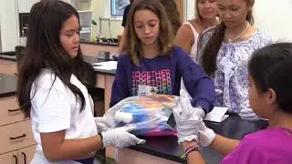 Summer Program Forensic Science Students Conduct An Investigation