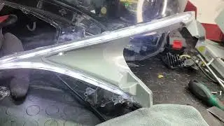 Wymiana uszkodzonych LED w lampach #toyota #avensis tel 666-626-083