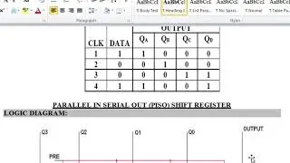 SHIFT REGISTERS USING PROTEUS
