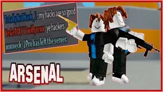 We EMPTIED SERVERS as FAKE HACKERS! | Roblox Arsenal