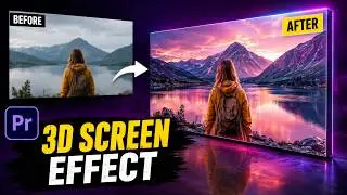 3D Screen Effect in Premiere Pro | Easy Tutorial