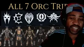 Middle Earth: Shadow Of War All Orc Tribes Gameplay Trailers Reaction | Footdribbler Reacts