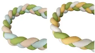 Huzurlu bebekler &Ouml;rg&uuml; korumalık - yatak kenar koruyucu - braided crib bumper
